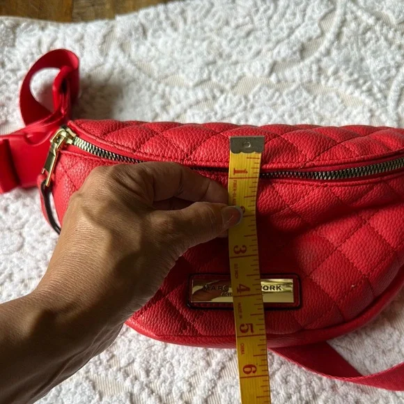 Marc New York Red Quilted Crossbody Bag - Picture 11 of 11